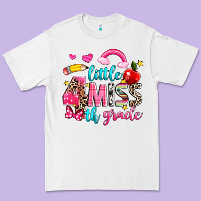 Little Miss Fourth Grade Premium Tee Designed By Nancycooperartshop
