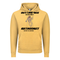 Vintage Mustard Outer Space Adventurer Astronaut Vintage Hoodie - Bettercallsaul