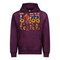 Mauve Wine western farm girl Urban Hoodie - Artiststas