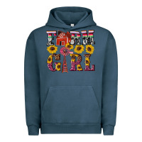 Pigment Midnight Navy western farm girl Urban Hoodie - Artiststas