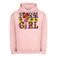 Pigment Salmon western farm girl Urban Hoodie - Artiststas