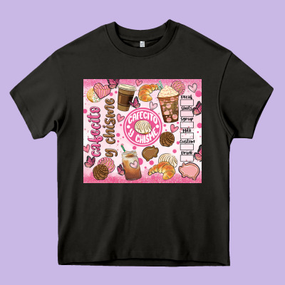 Cafecito Y Chisme Heavy Core Tee Designed By Jahusdesignshop