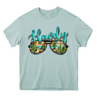 Arona western howdy police sunglasses Heavy Core Tee - NancyCooperArtShop