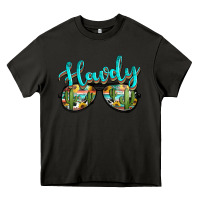 Asphalt western howdy police sunglasses Heavy Core Tee - NancyCooperArtShop