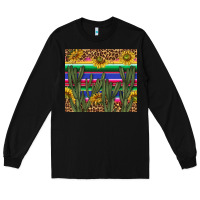 Black western desert with leopard and sunflowers tumbler tbs Long Sleeve Tee - TumblerDesignByShophia