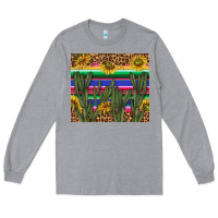 Heather Grey western desert with leopard and sunflowers tumbler tbs Long Sleeve Tee - TumblerDesignByShophia