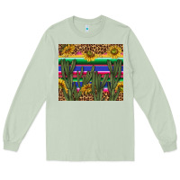 Matcha western desert with leopard and sunflowers tumbler tbs Long Sleeve Tee - TumblerDesignByShophia
