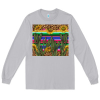 Moon Dust western desert with leopard and sunflowers tumbler tbs Long Sleeve Tee - TumblerDesignByShophia