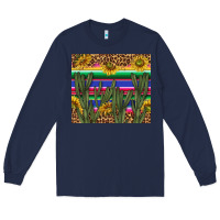 Navy western desert with leopard and sunflowers tumbler tbs Long Sleeve Tee - TumblerDesignByShophia