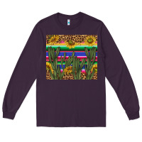 Plum western desert with leopard and sunflowers tumbler tbs Long Sleeve Tee - TumblerDesignByShophia