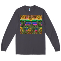 Smoke western desert with leopard and sunflowers tumbler tbs Long Sleeve Tee - TumblerDesignByShophia