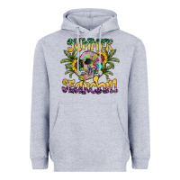 Heather Grey Summer Searchin Heavyweight Hoodie - CowhideDigitalArt