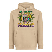 Mushroom Summer Searchin Heavyweight Hoodie - CowhideDigitalArt