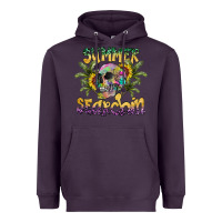 Plum Summer Searchin Heavyweight Hoodie - CowhideDigitalArt