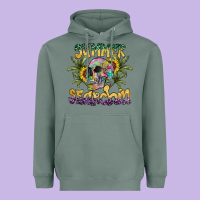 Summer Searchin Heavyweight Hoodie Designed By Cowhidedigitalart