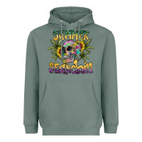 Sage Summer Searchin Heavyweight Hoodie - CowhideDigitalArt