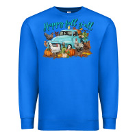 True Royal Happy Fall Y'all Premium Sweatshirt - LillyAllenDesigns