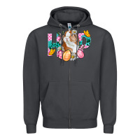 Smoke Hop Bunny Easter Zipper Hoodie - BundleAndBundleShop