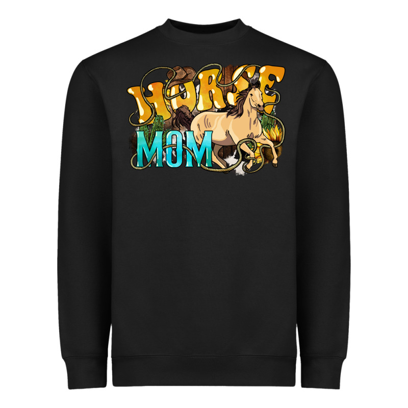 Horse Mom Rope Mother's Day Heavyweight Sweatshirt by HowdyJamesFarm | Teevron