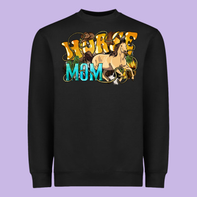 Horse Mom Rope Mother's Day Heavyweight Sweatshirt Designed By Howdyjamesfarm