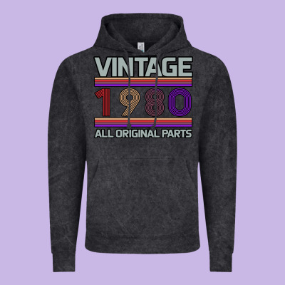 Vintage 1980 Birthday Vintage Hoodie Designed By Bettercallsaul