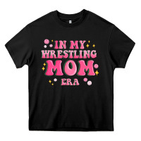 Black in my wrestling mom era Heavy Core Tee - MaliasSmallBusiness