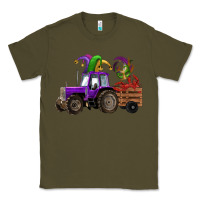 Army Green mardi gras mask crawfish farm tractor Classic Tee - RanaPortraitStore