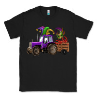 Black mardi gras mask crawfish farm tractor Classic Tee - RanaPortraitStore
