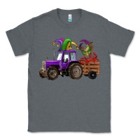 Charcoal Heather mardi gras mask crawfish farm tractor Classic Tee - RanaPortraitStore