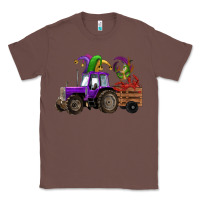 Chestnut mardi gras mask crawfish farm tractor Classic Tee - RanaPortraitStore