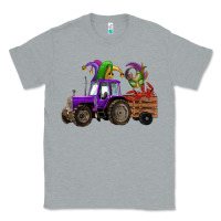 Heather Grey mardi gras mask crawfish farm tractor Classic Tee - RanaPortraitStore