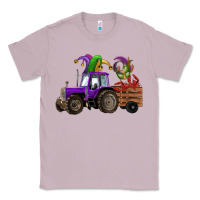 Lilac mardi gras mask crawfish farm tractor Classic Tee - RanaPortraitStore