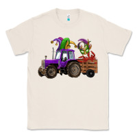 Natural mardi gras mask crawfish farm tractor Classic Tee - RanaPortraitStore