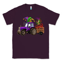 Plum mardi gras mask crawfish farm tractor Classic Tee - RanaPortraitStore