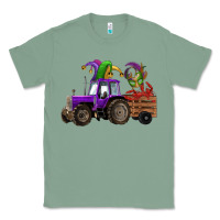 Sage mardi gras mask crawfish farm tractor Classic Tee - RanaPortraitStore