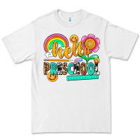 White hello preschool Premium Tee - NancyCooperArtShop