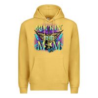 Antique Gold Rockin' the mom Mother's Day Premium Hoodie - FaDigitalArtStudio