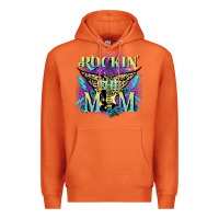 Carrot Rockin' the mom Mother's Day Premium Hoodie - FaDigitalArtStudio