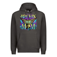 Smoke Rockin' the mom Mother's Day Premium Hoodie - FaDigitalArtStudio
