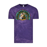 Cloud Purple holy family rainbow Vintage Tee - RanaPortraitStore