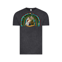 Vintage Black holy family rainbow Vintage Tee - RanaPortraitStore
