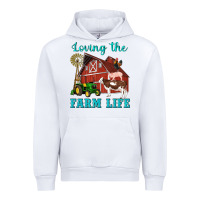 White western loving the farm life barn cow pig rooster tractor wind wheel Urban Hoodie - Artiststas