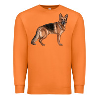 Carrot German Shepherd Dog Illustrations Premium Sweatshirt - LillyAllenDesigns
