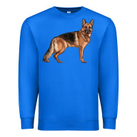 True Royal German Shepherd Dog Illustrations Premium Sweatshirt - LillyAllenDesigns