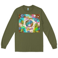 Army Green Shell yeah Long Sleeve Tee - TumblerDesignByShophia