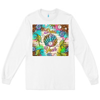 White Shell yeah Long Sleeve Tee - TumblerDesignByShophia