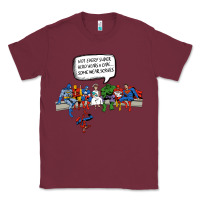 Burgundy Superheros Classic Tee - Bettercallsaul