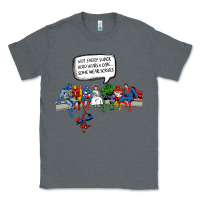 Charcoal Heather Superheros Classic Tee - Bettercallsaul