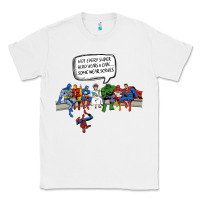 White Superheros Classic Tee - Bettercallsaul