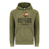 Vintage Olive Welcome To The Jungle Vintage Hoodie - Bettercallsaul